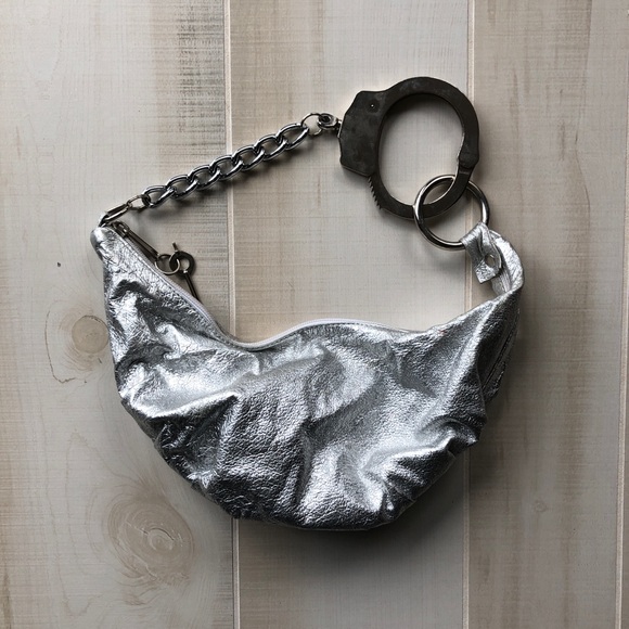 Cuffz by Linz Silver Barfly Handcuff Bag